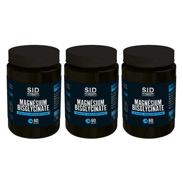 Trio Sérénité et Vitalité - Cure 3 mois de Bisglycinate de Magnésium
