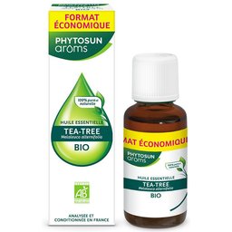 Aroms - Huile Essentielle Tea-Tree Bio (Arbre à Thé) - Hebbd - 100% Pure & Naturelle - 100% Bio - Analysée & Conditionnée en France - 30 ml