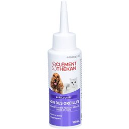 Clément Thékan Lotion Nettoyante pour les Oreilles pour Chiens et Chats - Soin des Oreilles