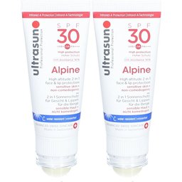 Alpine Potection Solaire 2 en 1 Visage & Lèvres SPF 30