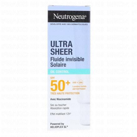 Ultra Sheer - Fluide Invisible Solaire Oil Control SPF50+ 50ml