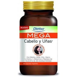 Dietisa Mega Hair & Nails 60 Caps 60 Caps