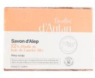 Authentique Savon d'Alep 12% 200 Grammes - Pain 200 g