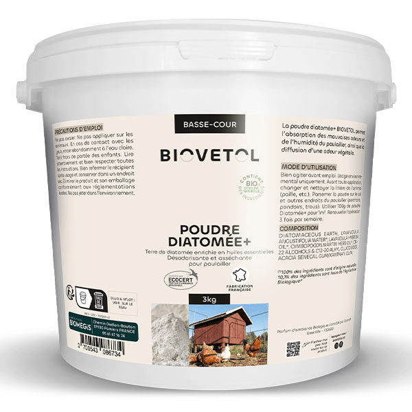 - Poudre de diatomée Bio - 3 kgs