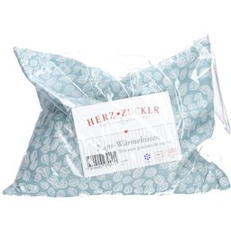 Herzzucker® Coussin Chauffant aux Graines de colza 26 x 21 cm Motif feuilles