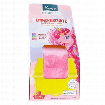 Bombe de Bain surprise trésor de la licorne fraise