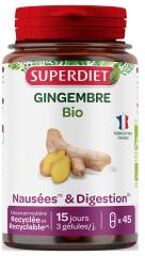 Gingembre Bio 45 Unités - Pot 45 gélules