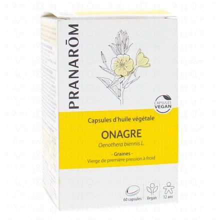Capsules d'huile végétale Onagre x60