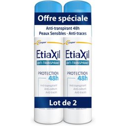 Déodorant Anti-transpirant Protection 48h Aérosol 2x150ml