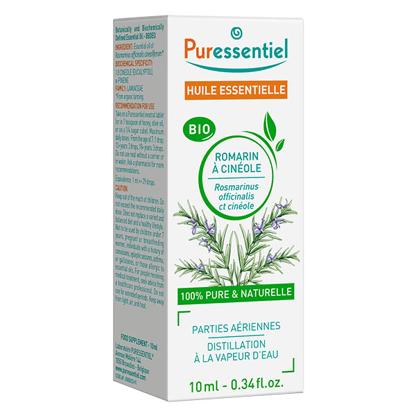 Huile Essentielle Romarin à Cinéole Bio 10ml