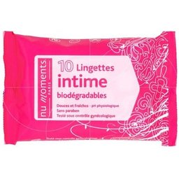 Toallitas Íntimas Biodegradables 10uds