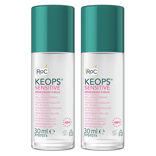 Déodorant à Bille Peau Sensible - Lot de 2 x 30ml