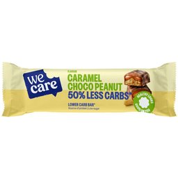 We Care Lower Carb Bar Caramel Choco Peanut