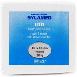 Compresses Non Stériles Non Tissé 10x10cm 100 Unités