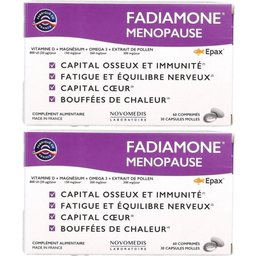 Ménopause, Comprimé + capsule, complément alimentaire non hormonal, bt 90 (60 +