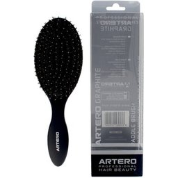 Brosse à cheveux ovale en graphite 1pc