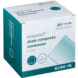 klinipress drain nw compress 5 x 5 cm