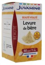Levure de Bière Beauté - Vitalité 50 Comprimés - Pilulier 50 comprimés