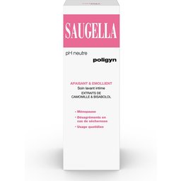 - Poligyn - Apaisant & Emollient Soin lavant intime - Femmes pendant et après la ménopause - Flacon 250 ml
