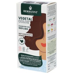 Herbatint Vegetal Color – Soin Colorant Végane 100 % Bio – aux Plantes Ayurvédiques – Hot Chocolat Power