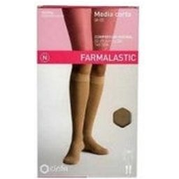 Bas Dentelle Mi-Long (A-F) Compression Normale Camel TXL