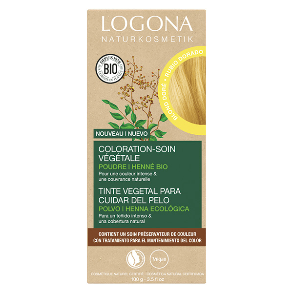 Coloration-soin blond doré 100g