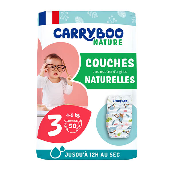 Nature Couches Naturelles et Chou Taille 3 (4-9kg), x50