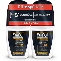 Anti-Transpirant Men 48h Roll-On 2x50ml