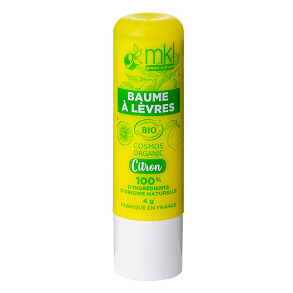 Baume à Lèvres Citron Bio 4g