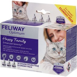 Feliway® Optimum Happy Family Recharge 3 Moins