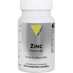Vit All+ Zinc Bisglycinate 30mg 100 comprimés sécables