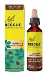 Bach Compte-Gouttes Goût Chocolat Menthe Poivrée 20 ml - Flacon compte goutte 20 ml
