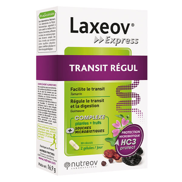 Physcience Laxeov Express Transit Régul 30 gélules