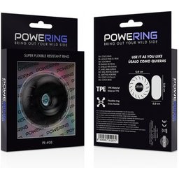 Super Flexible Heavy Duty Penis Ring Pr08 Black 1pc