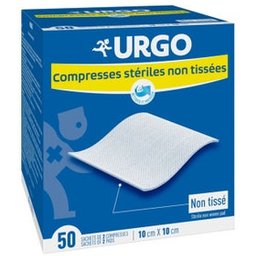 Compresse Stérile Non Tissée 10x10cm 50uts