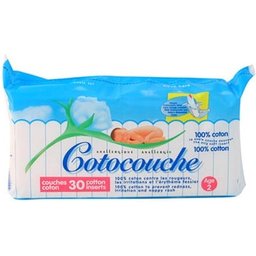 Cotocouche 100% Coton 2ème Âge 30 Unités