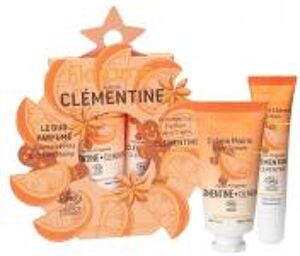 Le Duo Parfumé Clémentine Baume Lèvres Bio 15 ml + Crème Mains Bio 30 ml - Lot 2 produits