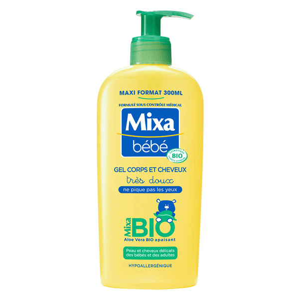 Bébé Gel 2 en 1 Corps et Cheveux Bio 300ml