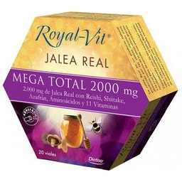 Royal-Vit Gelée Royale Mega Total 2000mg 20 Flacons