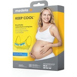Keep Cool Sujetador Lactancia Transpirable Blanco L 1ud
