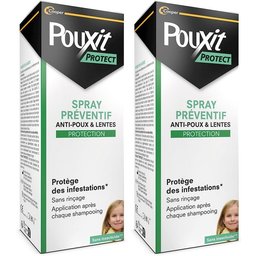 Pouxit - Spray préventif anti-poux - Protège des infestations1 - Sans rinçage - Protection anti-poux - 200 ml