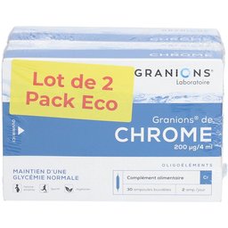 Granions de Chrome 200 µg/4 ml Solution Buvable