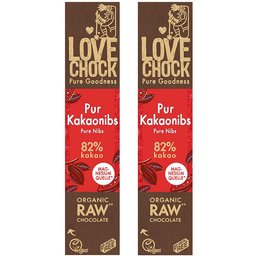 Bio Pure Nibs Barre chocolat