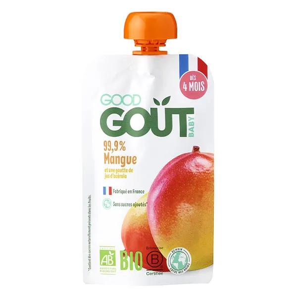 Gourde Compote de Fruits Mangue +4m Bio 120g