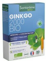 Ginkgo 2000 Bio 20 Unités - Boîte 20 Ampoules de 10 ml