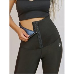 Danna Legging Réducteur Fermeture Crochet Noir M 1ut
