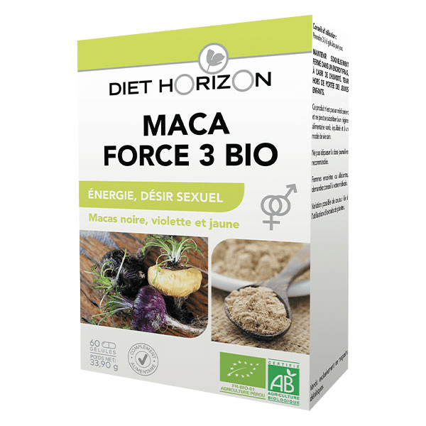 Maca Force 3 Bio 60 gélules