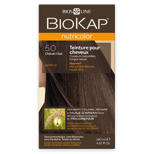 Nutricolor coloration pour Cheveux 5.0 Châtain Clair 140ml