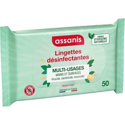 Lingettes Désinfectantes Multi Usages 50uts
