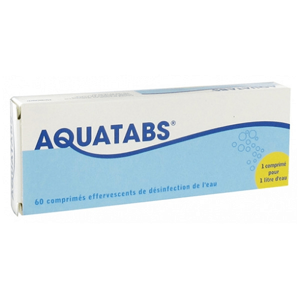 Désinfection de l'Eau 60 comprimés effervescents